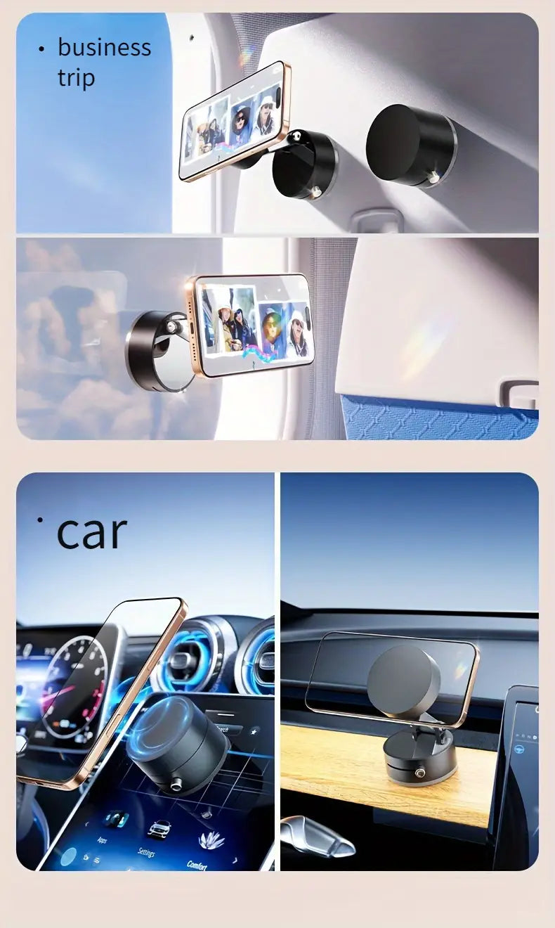 Giá đỡ điện thoại trên ô tô Haiyeasy Magnetic Toggle (Trắng) - Trượt và hấp thụ nhanh | Tương thích với iPhone Magsafe, điện thoại Android và tất cả các điện thoại thông minh | Hoàn hảo để xem phim, quay phim và nhiều hơn nữa
