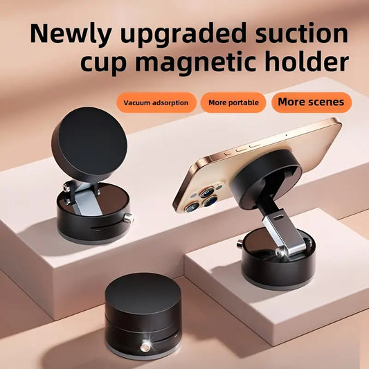 Giá đỡ điện thoại trên ô tô Haiyeasy Magnetic Toggle (Màu đen) - Trượt và hấp thụ nhanh | Tương thích với iPhone Magsafe, điện thoại Android và tất cả các điện thoại thông minh | Hoàn hảo để xem phim, quay phim và nhiều hơn nữa
