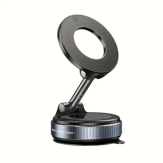 Giá đỡ điện thoại trên ô tô Haiyeasy Magnetic Fulcrum (Đen) - Có thể gập lại và thu vào | Tương thích với iPhone, Samsung và tất cả các điện thoại thông minh | Thích hợp cho ô tô, phòng tắm, phòng tập thể dục và bề mặt nhẵn